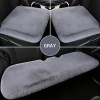 kapibala Soft Plush Fur Car Seat Cushion, Luxurious Vehicle Seat Cover for Ultimate Comfort, Fits Most Cars and SUVs